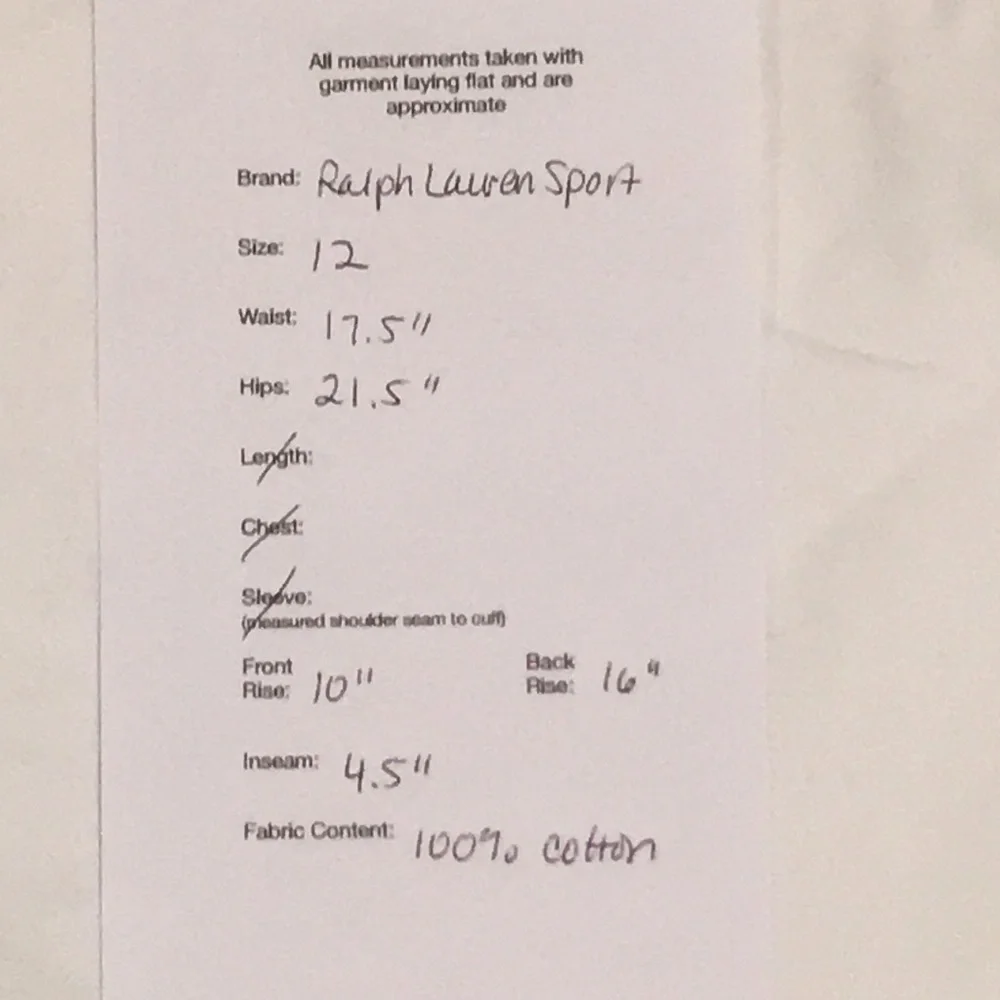 ❤️3/$25❤️ Ralph Lauren Sport | EUC Vintage Shorts 12 - Picture 6 of 7